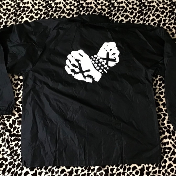 Straight Edge Fist Windbreaker - Picture 2 of 2